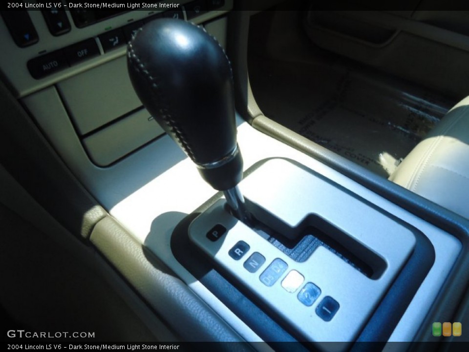 Dark Stone/Medium Light Stone Interior Transmission for the 2004 Lincoln LS V6 #65781827