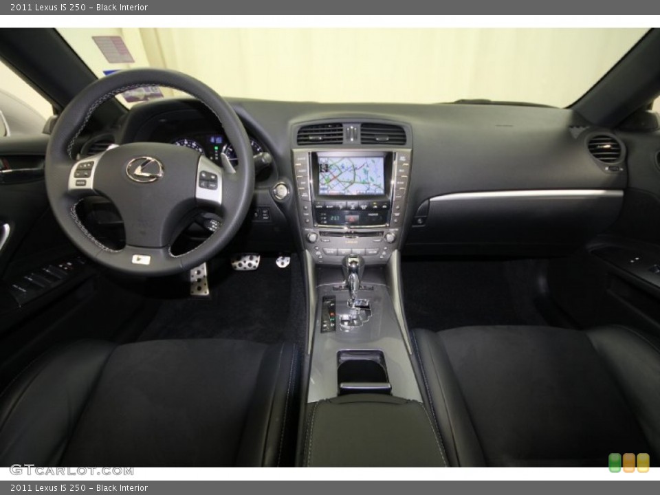 Black Interior Dashboard for the 2011 Lexus IS 250 #65781980