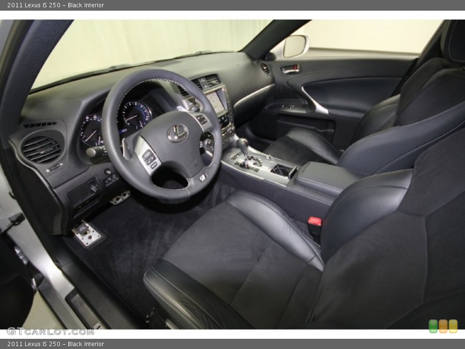 Black Interior Prime Interior for the 2011 Lexus IS 250 #65782046