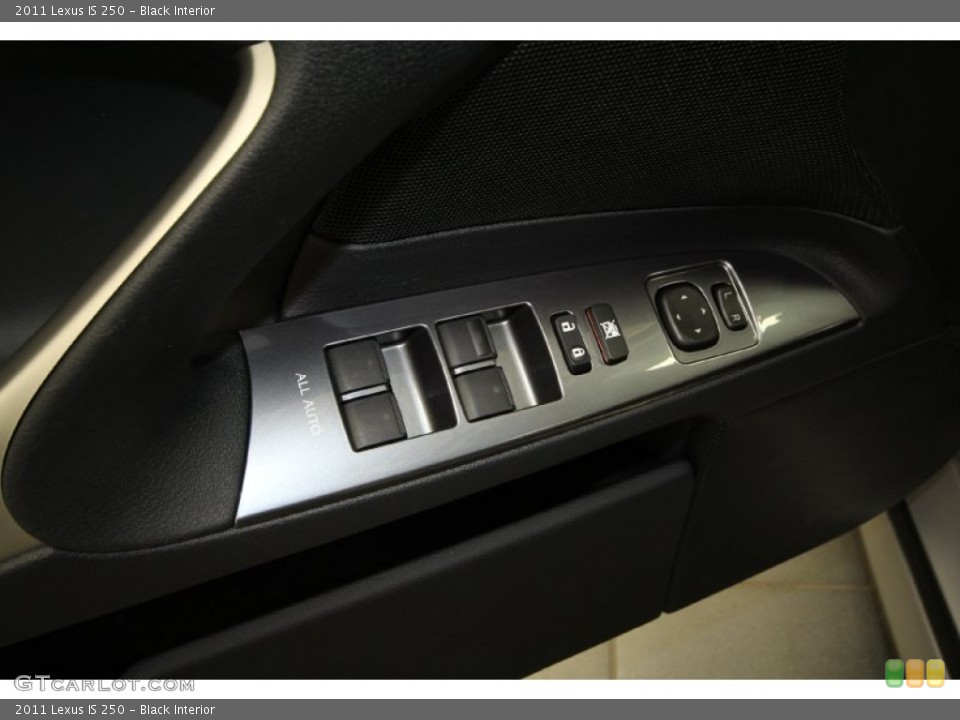 Black Interior Controls for the 2011 Lexus IS 250 #65782076