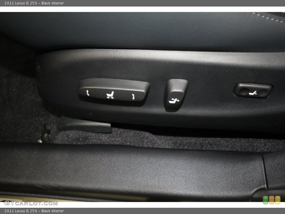 Black Interior Controls for the 2011 Lexus IS 250 #65782085