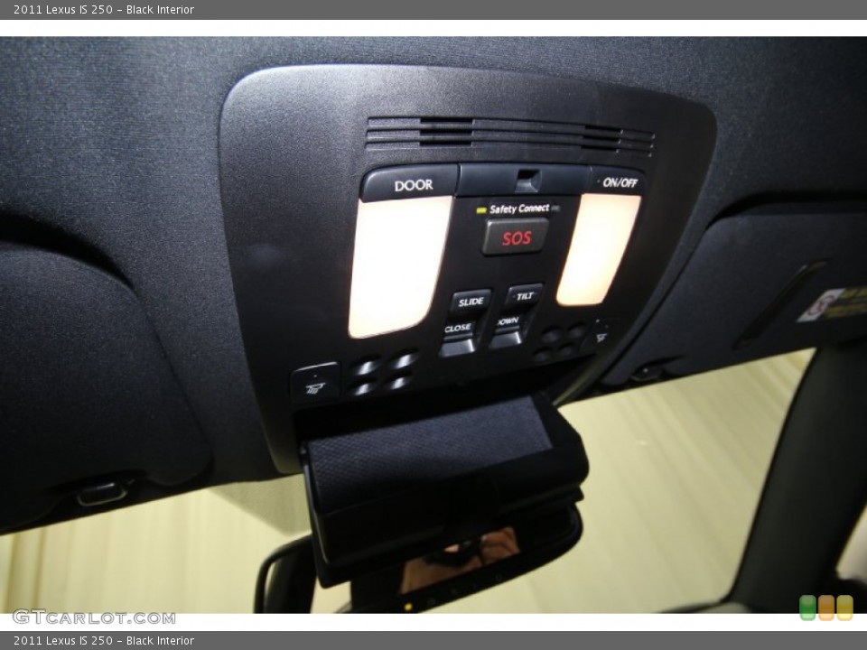 Black Interior Controls for the 2011 Lexus IS 250 #65782103