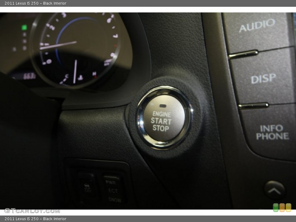 Black Interior Controls for the 2011 Lexus IS 250 #65782169