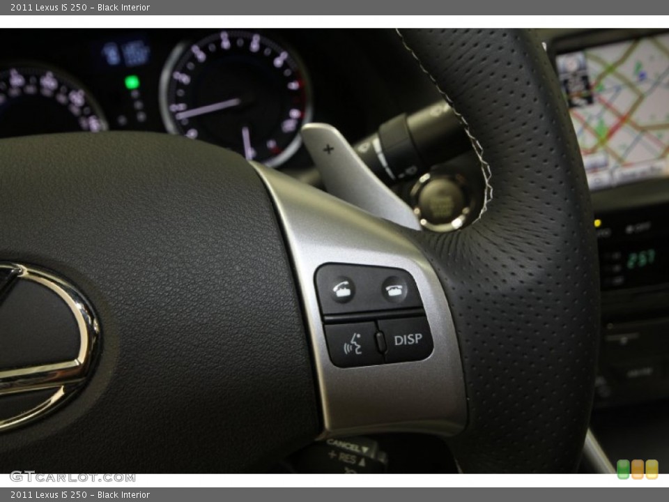 Black Interior Controls for the 2011 Lexus IS 250 #65782181