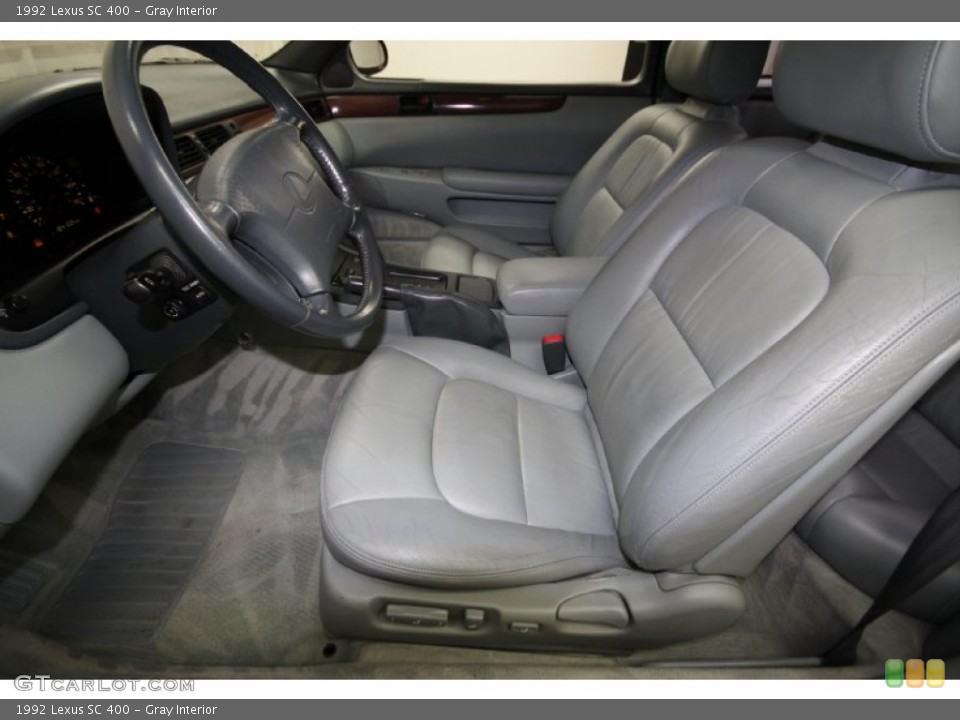 Gray Interior Photo for the 1992 Lexus SC 400 #65783480