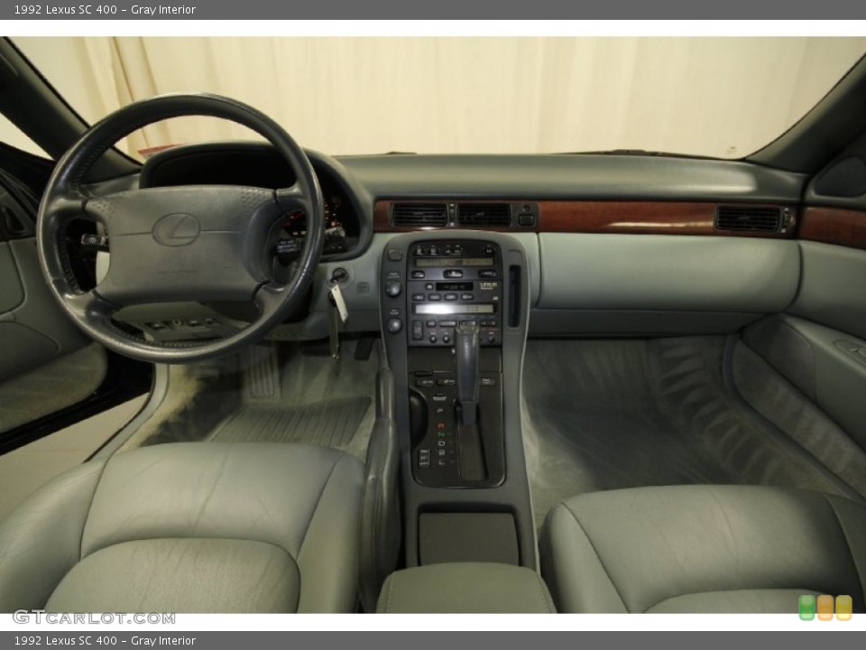 Gray Interior Dashboard for the 1992 Lexus SC 400 #65783489