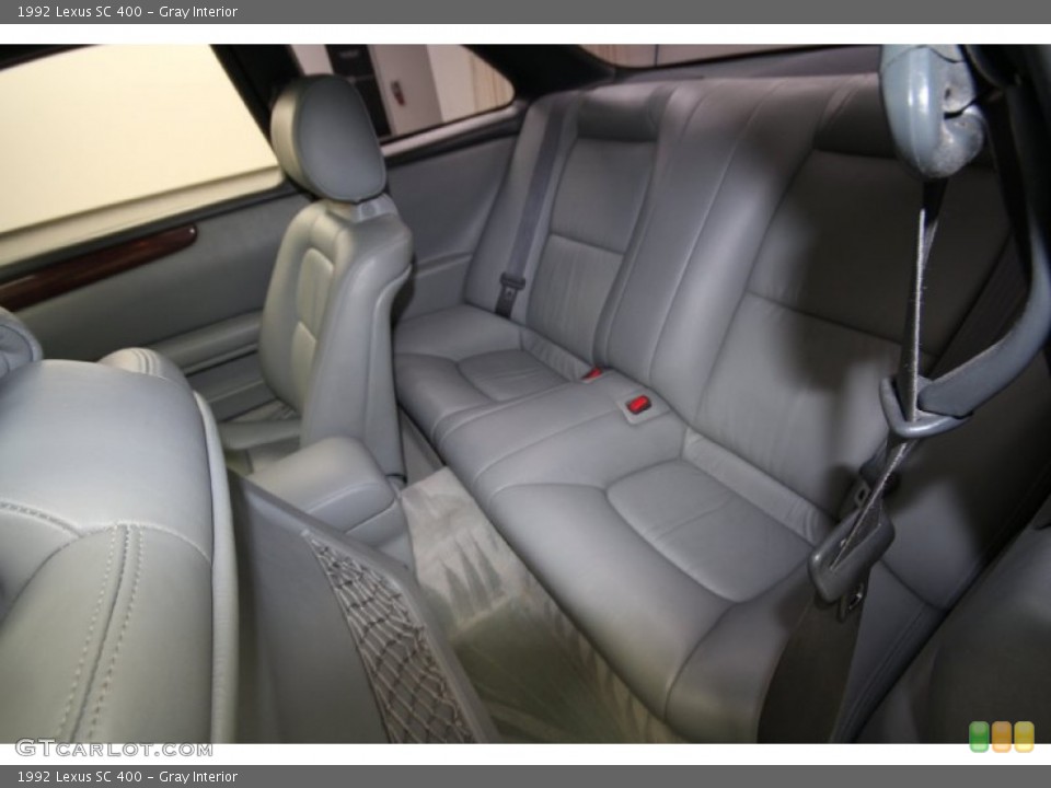 Gray Interior Rear Seat for the 1992 Lexus SC 400 #65783594