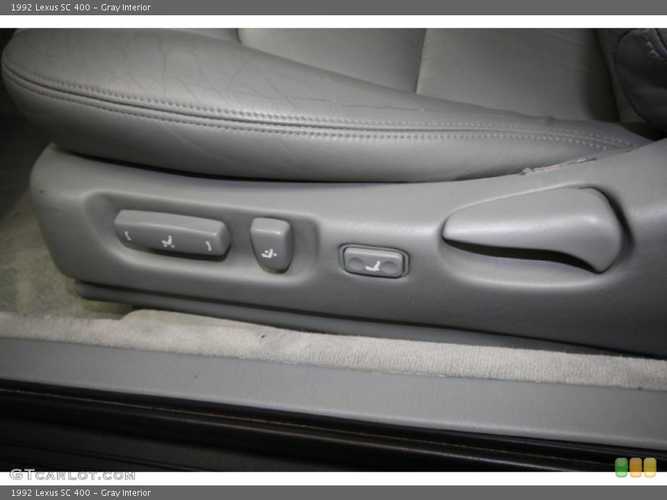 Gray Interior Controls for the 1992 Lexus SC 400 #65783630