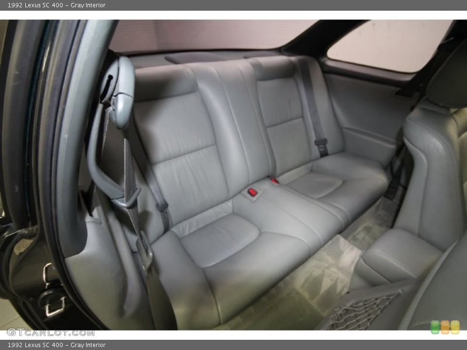 Gray Interior Rear Seat for the 1992 Lexus SC 400 #65783708