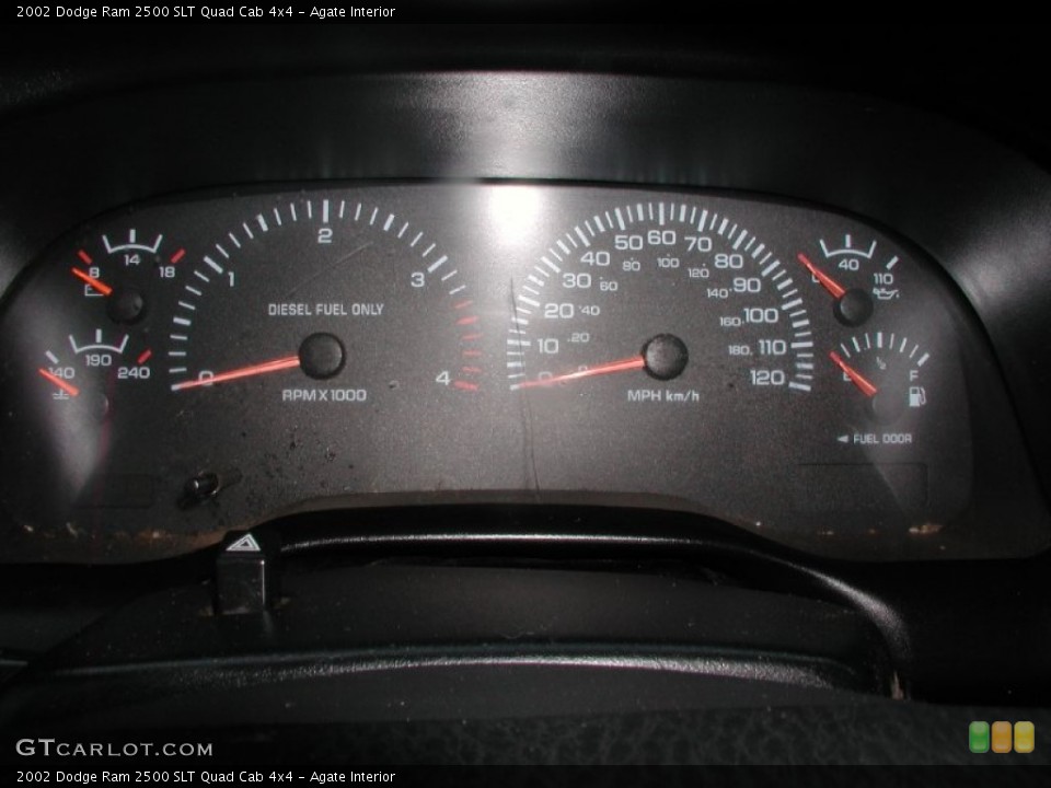 Agate Interior Gauges for the 2002 Dodge Ram 2500 SLT Quad Cab 4x4 #65784353
