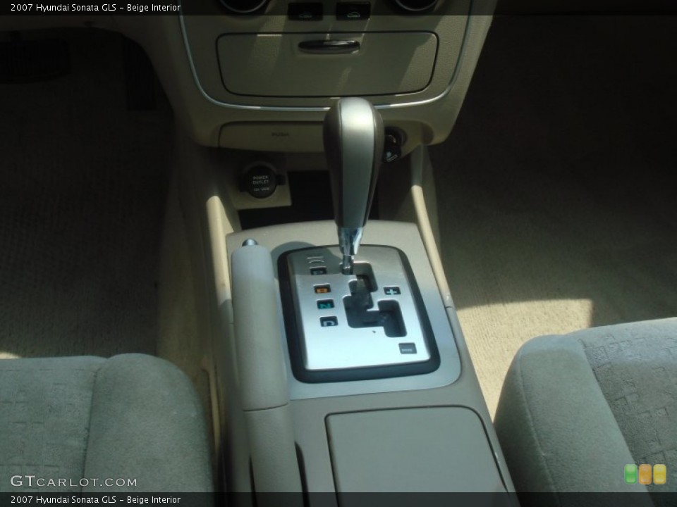 Beige Interior Transmission for the 2007 Hyundai Sonata GLS #65785118