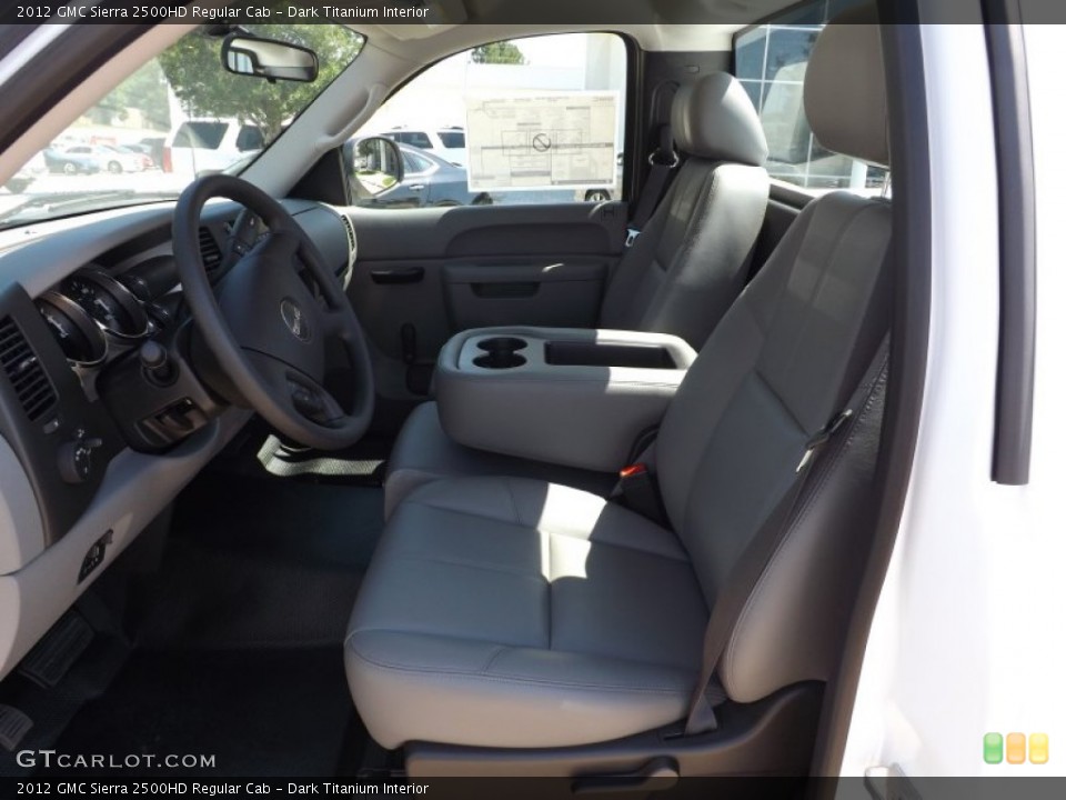 Dark Titanium Interior Photo for the 2012 GMC Sierra 2500HD Regular Cab #65785619