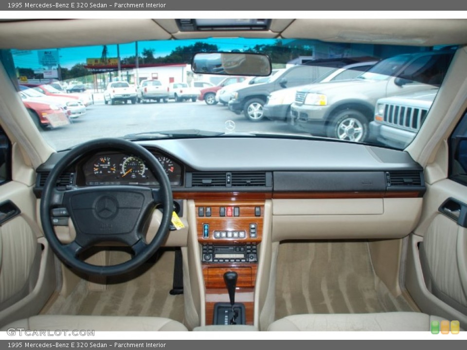 Parchment Interior Dashboard for the 1995 Mercedes-Benz E 320 Sedan #65789222