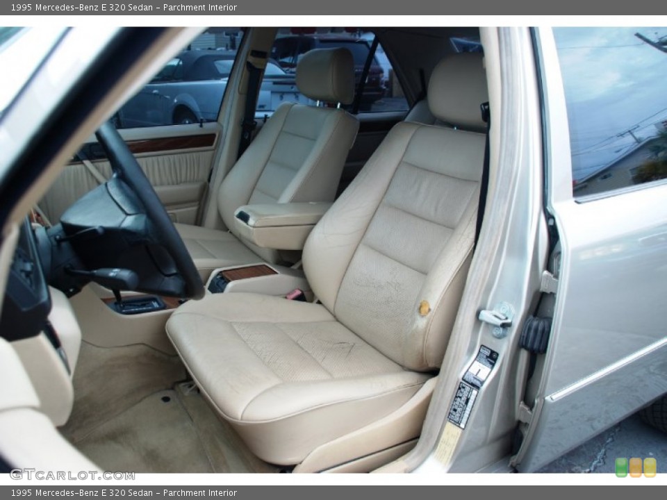 Parchment Interior Front Seat for the 1995 Mercedes-Benz E 320 Sedan #65789303