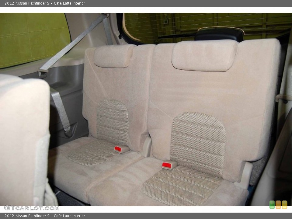 Cafe Latte Interior Rear Seat for the 2012 Nissan Pathfinder S #65789315