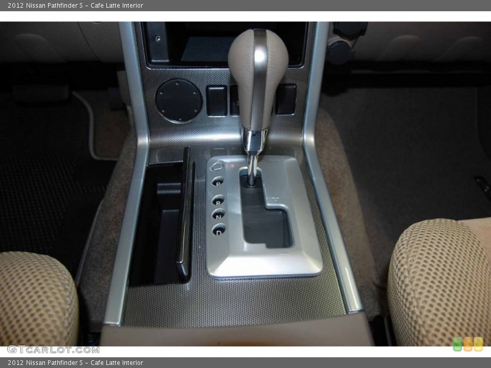 Cafe Latte Interior Transmission for the 2012 Nissan Pathfinder S #65789369