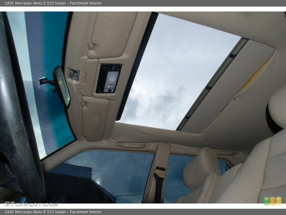 Parchment Interior Sunroof for the 1995 Mercedes-Benz E 320 Sedan #65789438