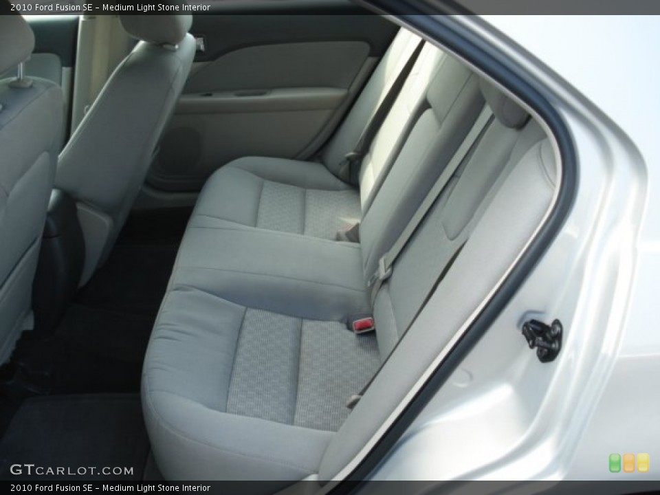Medium Light Stone Interior Rear Seat for the 2010 Ford Fusion SE #65791631