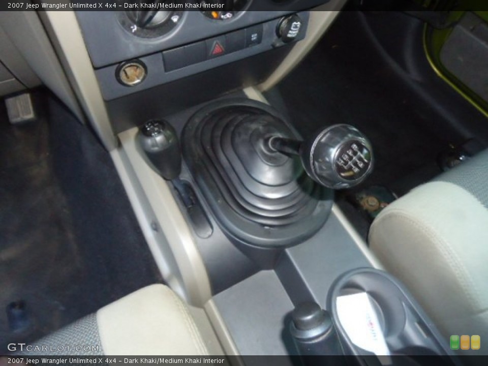 Dark Khaki/Medium Khaki Interior Transmission for the 2007 Jeep Wrangler Unlimited X 4x4 #65792519