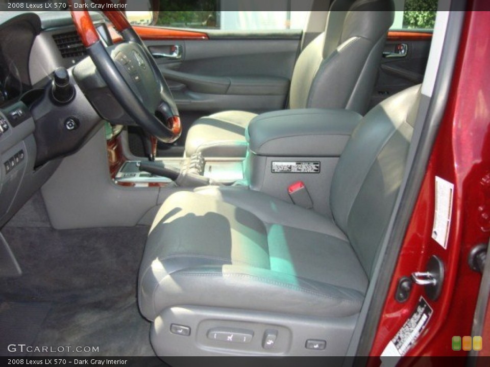 Dark Gray Interior Photo for the 2008 Lexus LX 570 #65794417