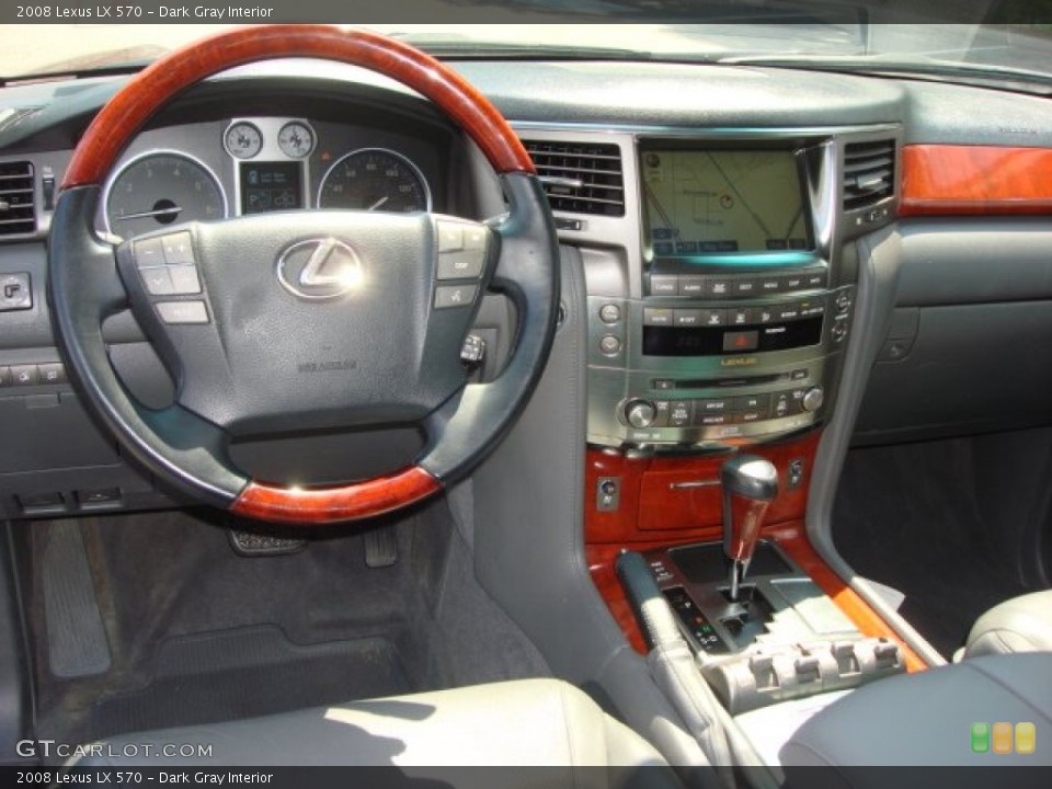 Dark Gray Interior Dashboard for the 2008 Lexus LX 570 #65794430