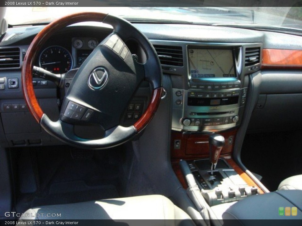 Dark Gray Interior Dashboard for the 2008 Lexus LX 570 #65794456