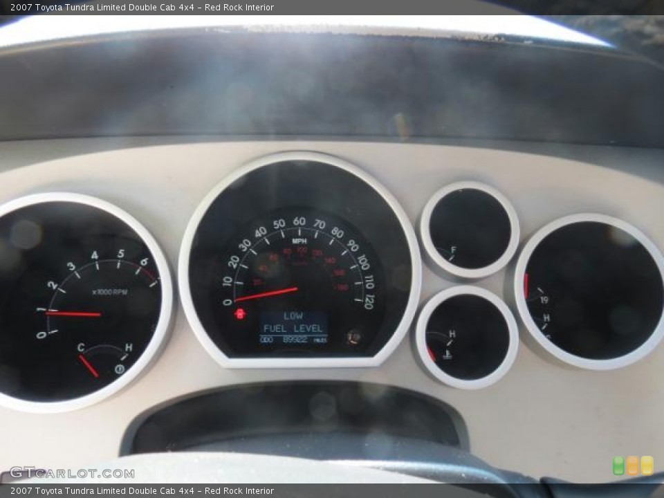 Red Rock Interior Gauges for the 2007 Toyota Tundra Limited Double Cab 4x4 #65795321