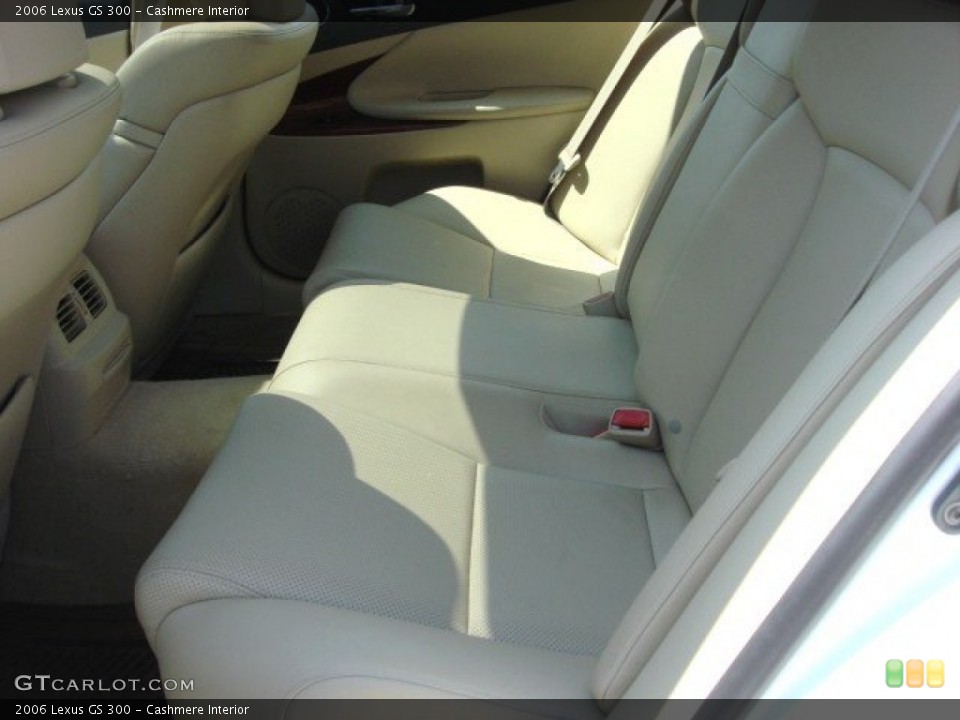 Cashmere Interior Rear Seat for the 2006 Lexus GS 300 #65795831