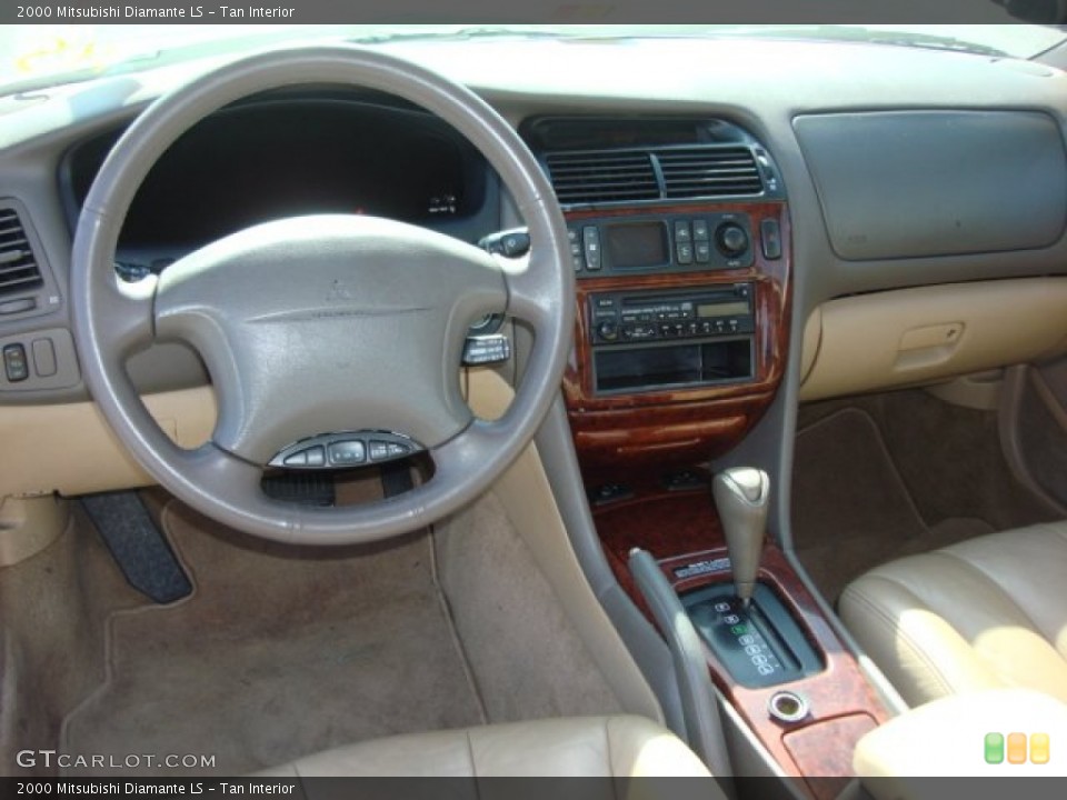 Tan Interior Dashboard for the 2000 Mitsubishi Diamante LS #65796320