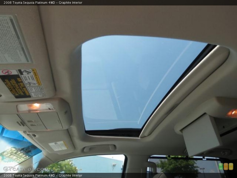 Graphite Interior Sunroof for the 2008 Toyota Sequoia Platinum 4WD #65796488