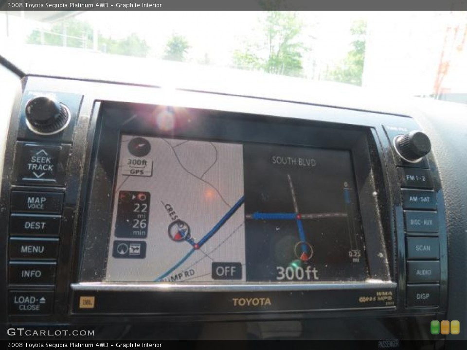 Graphite Interior Navigation for the 2008 Toyota Sequoia Platinum 4WD #65796512