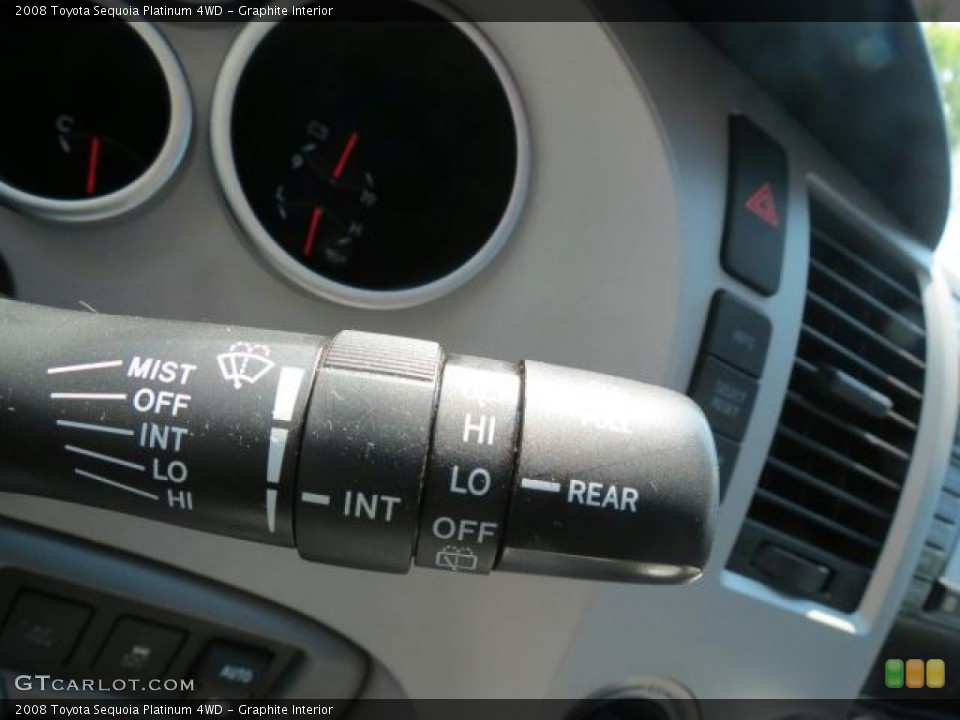 Graphite Interior Controls for the 2008 Toyota Sequoia Platinum 4WD #65796587