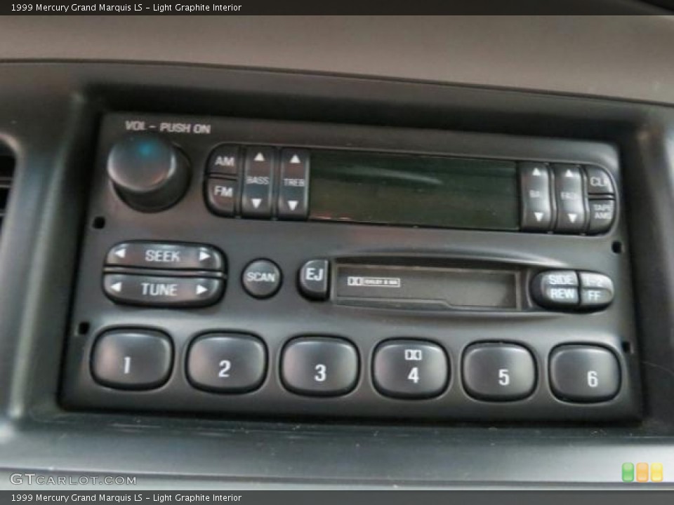 Light Graphite Interior Audio System for the 1999 Mercury Grand Marquis LS #65796767