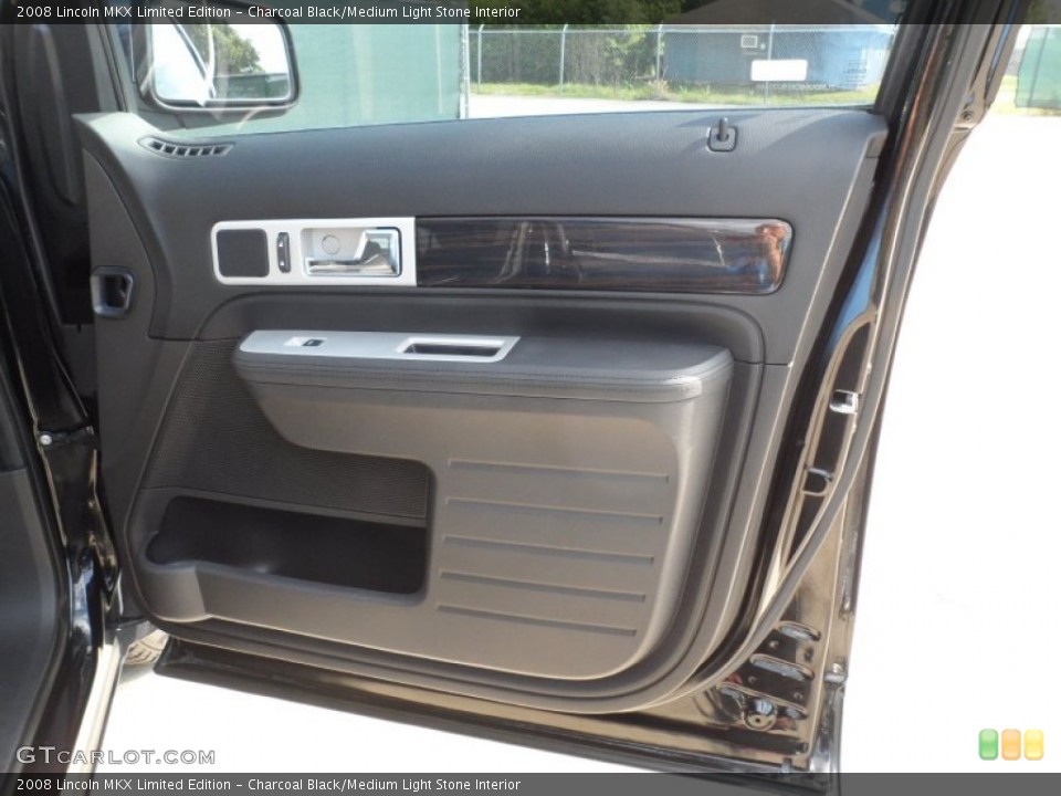 Charcoal Black/Medium Light Stone Interior Door Panel for the 2008 Lincoln MKX Limited Edition #65796908