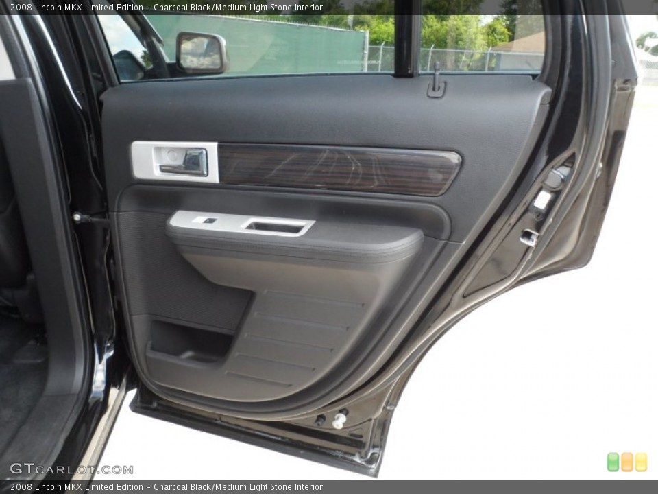 Charcoal Black/Medium Light Stone Interior Door Panel for the 2008 Lincoln MKX Limited Edition #65796932