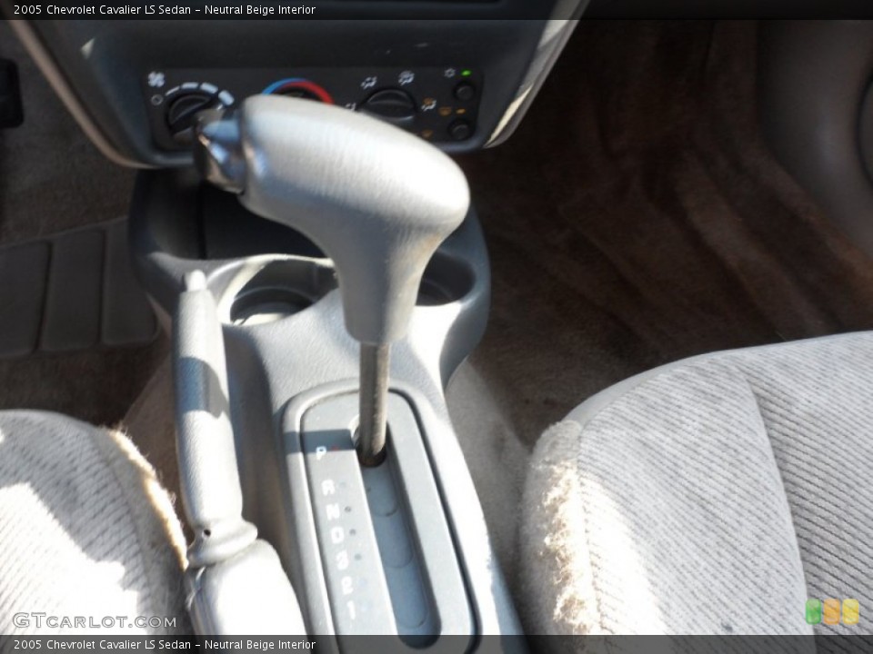 Neutral Beige Interior Transmission for the 2005 Chevrolet Cavalier LS Sedan #65798228