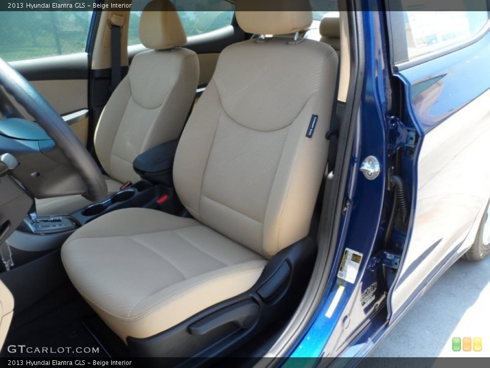 Beige Interior Front Seat for the 2013 Hyundai Elantra GLS #65799002