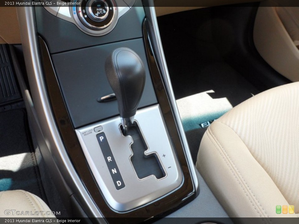 Beige Interior Transmission for the 2013 Hyundai Elantra GLS #65799044
