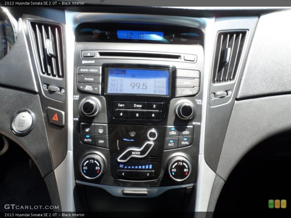 Black Interior Controls for the 2013 Hyundai Sonata SE 2.0T #65799566