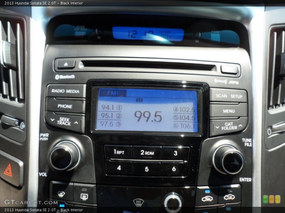 Black Interior Audio System for the 2013 Hyundai Sonata SE 2.0T #65799575