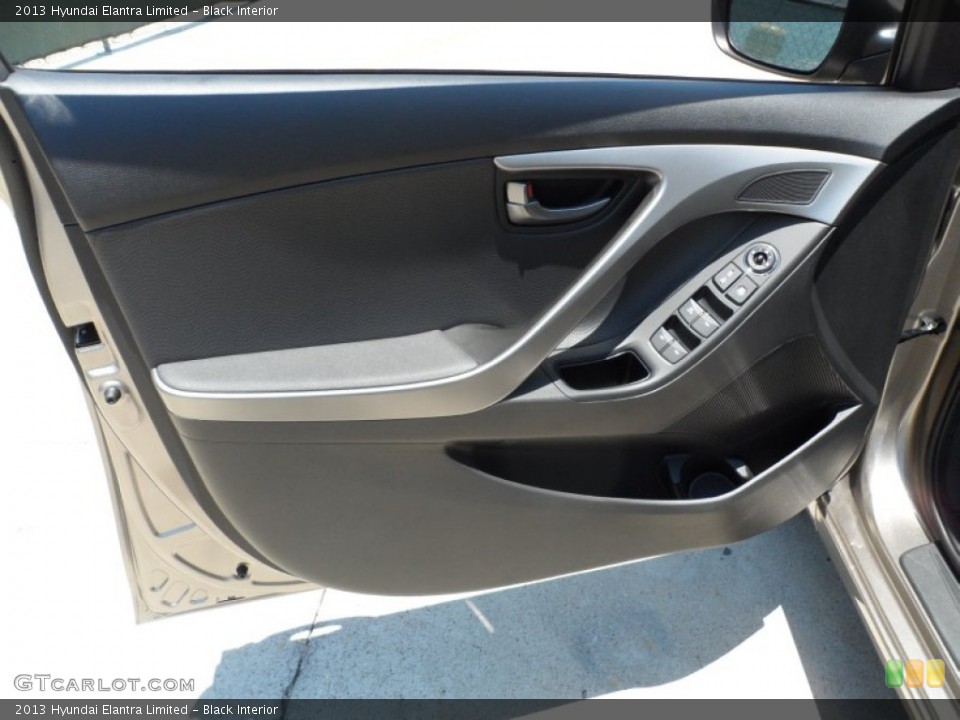Black Interior Door Panel for the 2013 Hyundai Elantra Limited #65800466