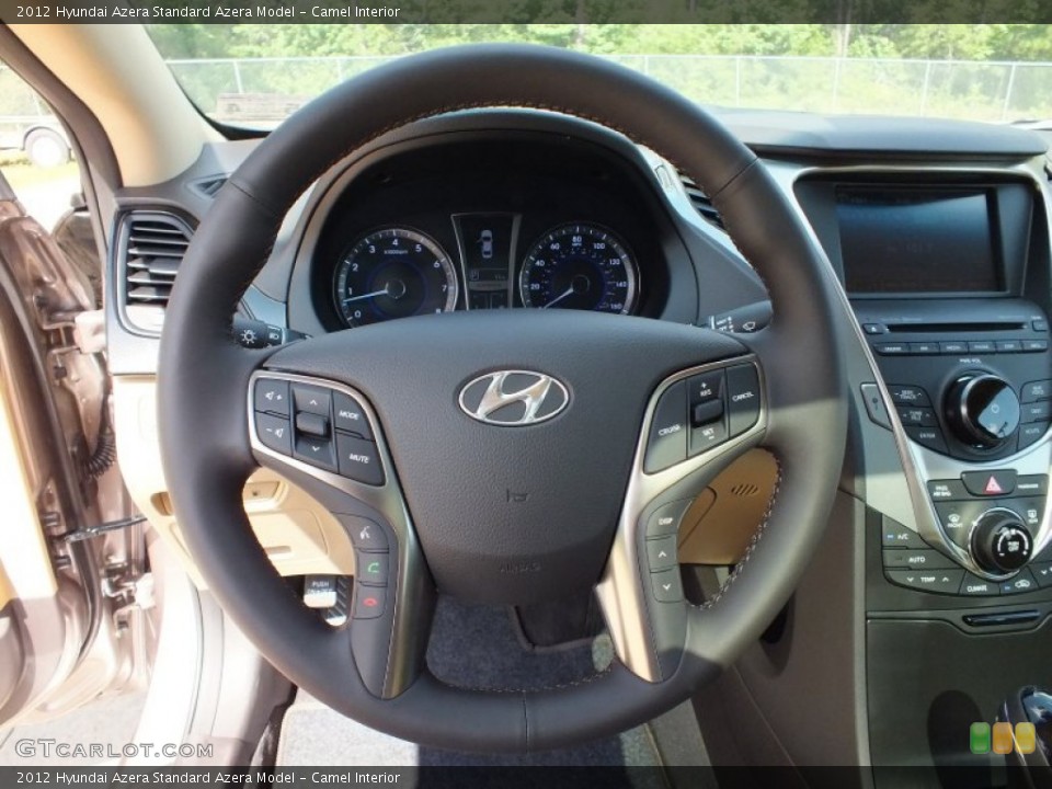 Camel Interior Steering Wheel for the 2012 Hyundai Azera  #65804148