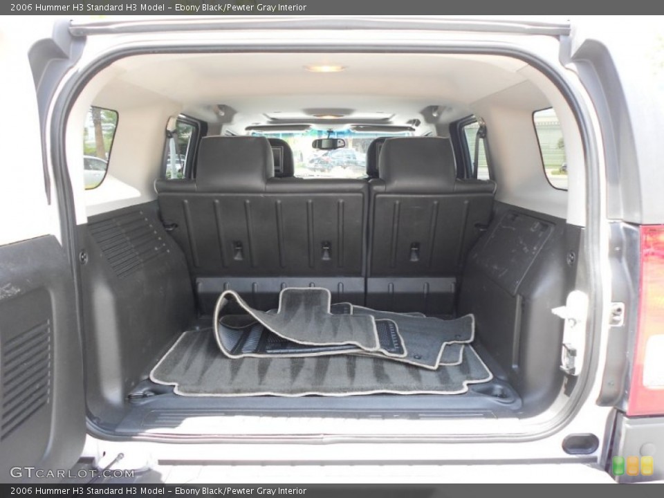 Ebony Black/Pewter Gray Interior Trunk for the 2006 Hummer H3  #65804656