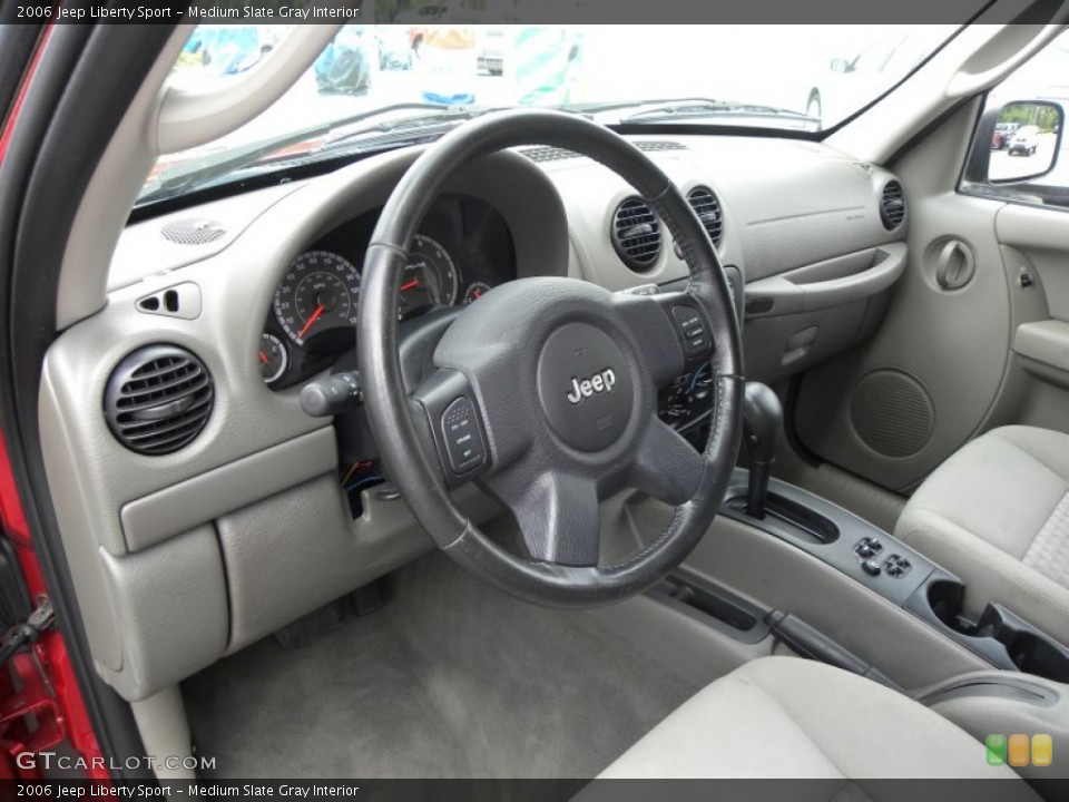 Medium Slate Gray Interior Photo for the 2006 Jeep Liberty Sport #65804713