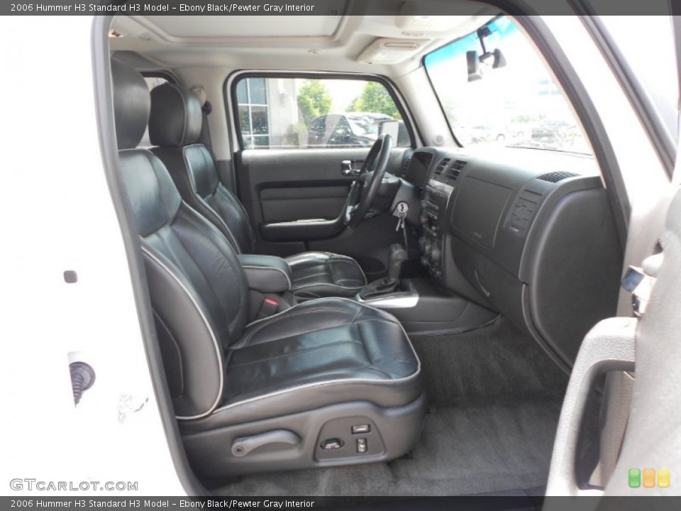 Ebony Black/Pewter Gray Interior Photo for the 2006 Hummer H3  #65804719