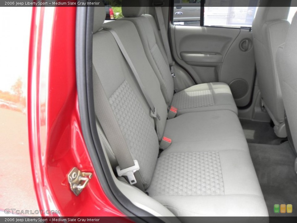 Medium Slate Gray Interior Rear Seat for the 2006 Jeep Liberty Sport #65804782