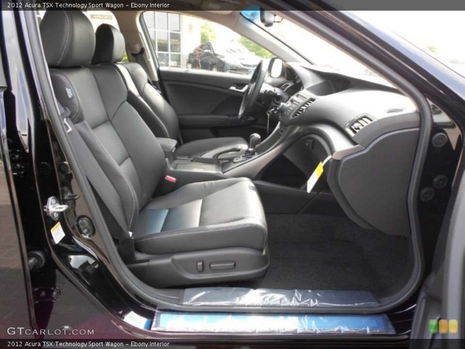 Ebony Interior Photo for the 2012 Acura TSX Technology Sport Wagon #65807867