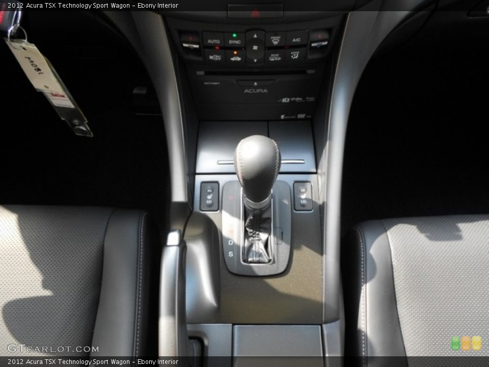 Ebony Interior Transmission for the 2012 Acura TSX Technology Sport Wagon #65807911