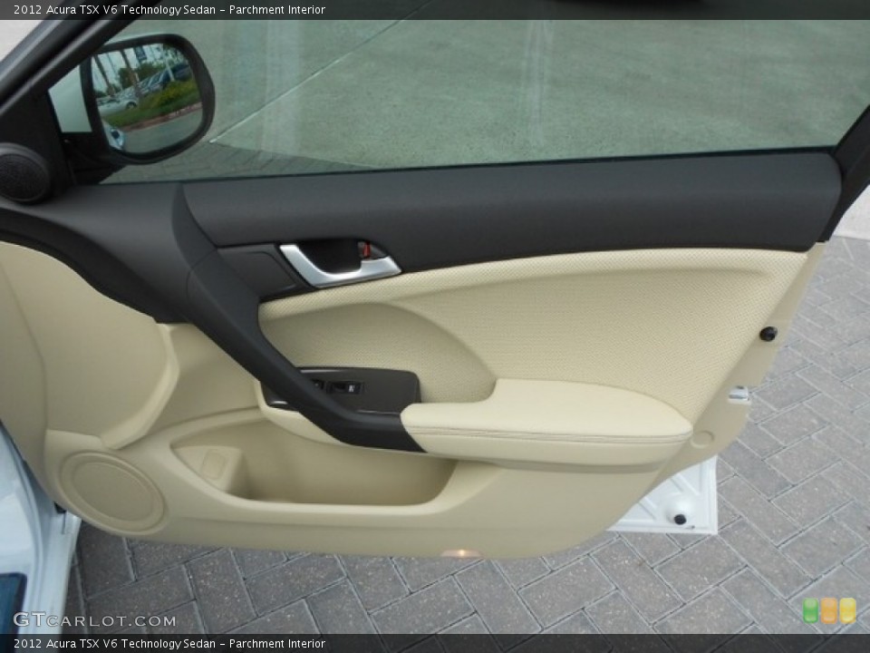 Parchment Interior Door Panel for the 2012 Acura TSX V6 Technology Sedan #65808055