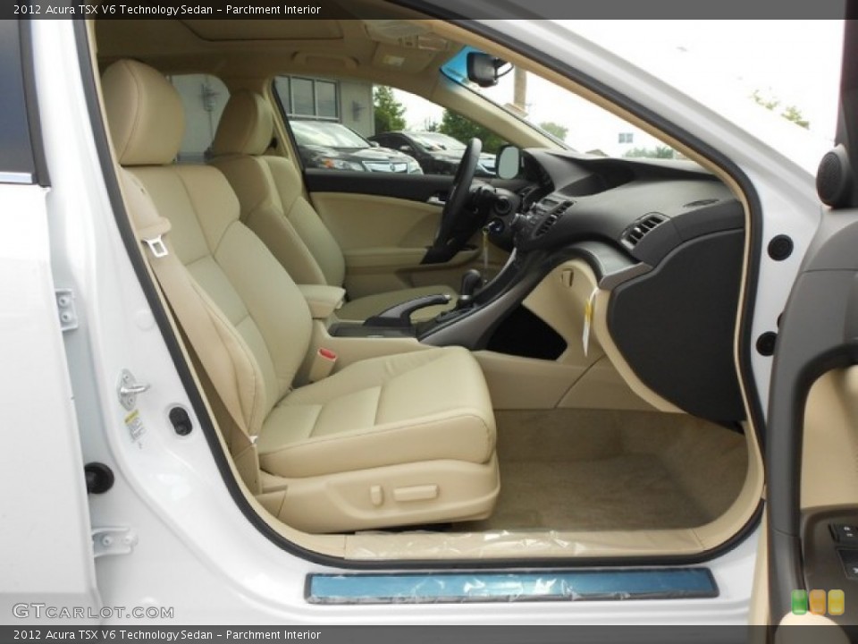 Parchment Interior Photo for the 2012 Acura TSX V6 Technology Sedan #65808070